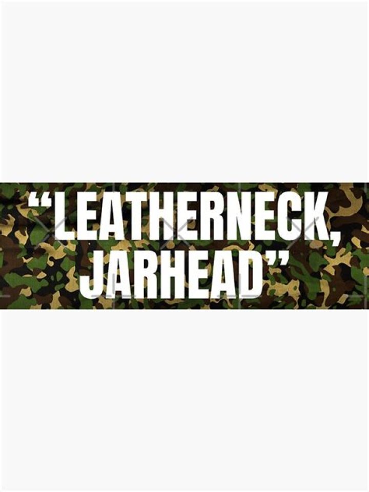 What does slang leatherneck mean?