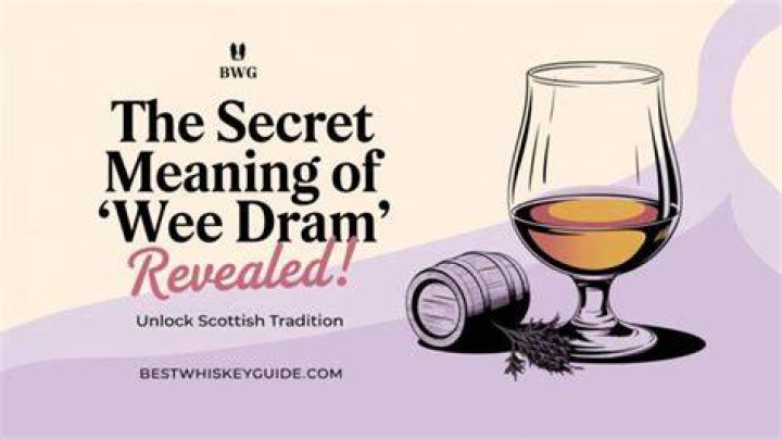 Where is wee dram from?