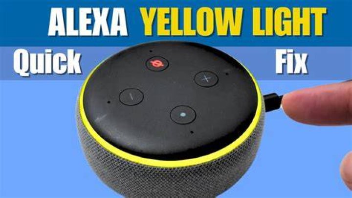Why is alexa circling yellow?